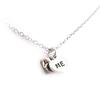 Les Trésors De Lily [J7985] - Silver 'You & Me' Designer Necklace