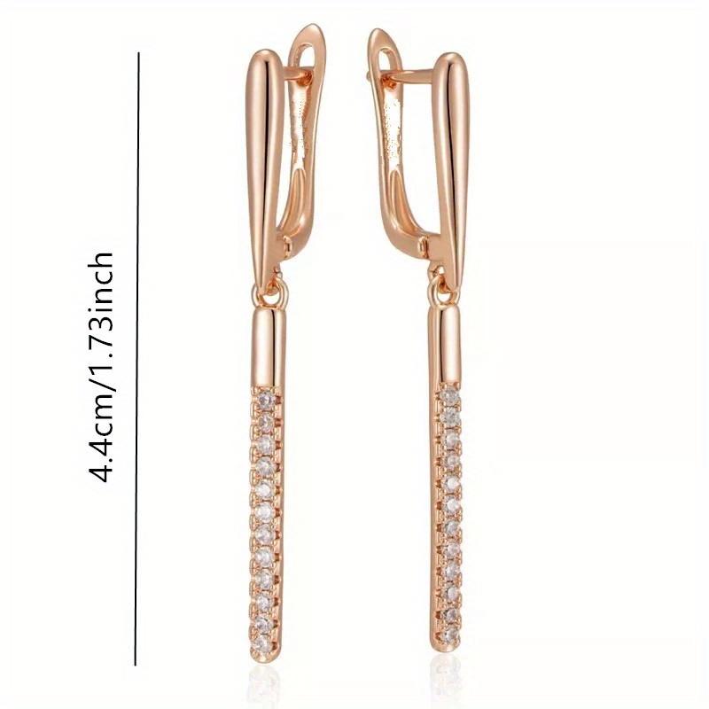 1 Paire Boucles d'Oreilles Pendantes Longues Couleur Dorée pour Femmes Bijoux Géométriques à Pampilles Accessoires de Personnalité