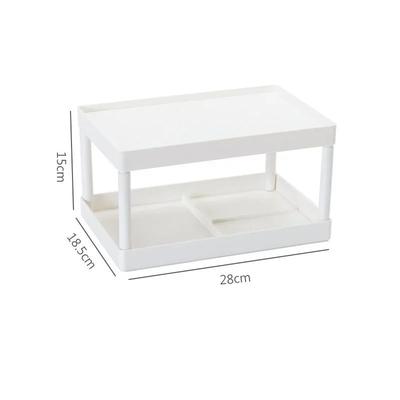 Multifunctional Double-layer Storage Shelf Desktop Cosmetic Sundries Organizer Shelves