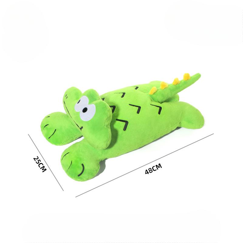 Pop Belly Crocodile Doll Pillow for Girls To Sleep with Plush Toys To Hold and Sleep with Legs Clamped Doll
