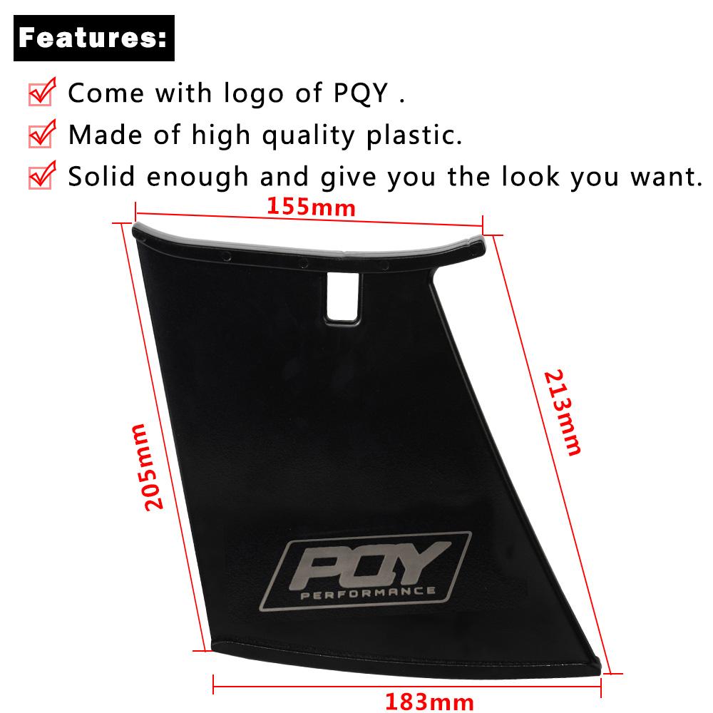 VR - Rear Wing Spoiler Support Stabilizer for Subaru STi 04-07 With PQY Logo VR-WSS01