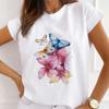 African Women's New Fashion City Girl Half Sleeve Basic Cute Clothes T-shirt Graphic T Shirts Y2k Tops Harajuku Vintage Tee