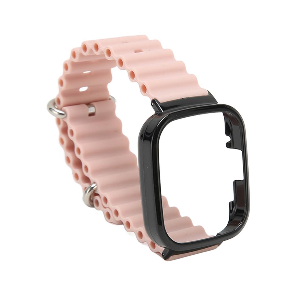 2 In 1 Watch Strap Protective Case Silicone Adjustable Replacement Strap Case for Redmi Watch 3