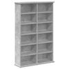 CD Shelf Concrete Grey 60 X 17 X 92 Cm Engineered Wood