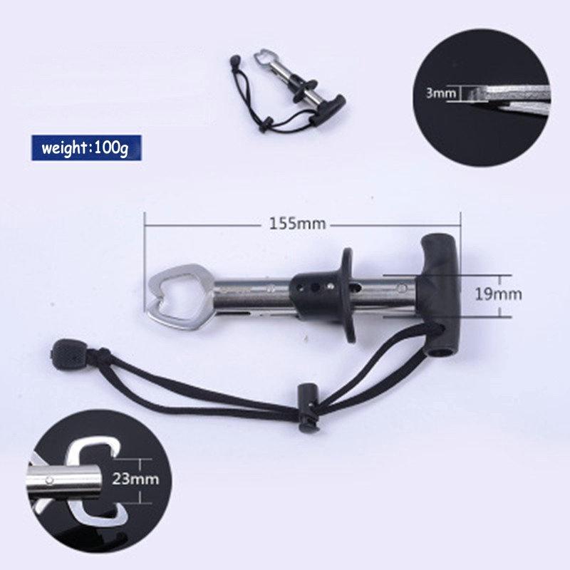 New Fish Grip Lip Trigger Lock Gripper Clip Clamp Grabber Fish Plier Grab Fishing Tackle Accessory Tool