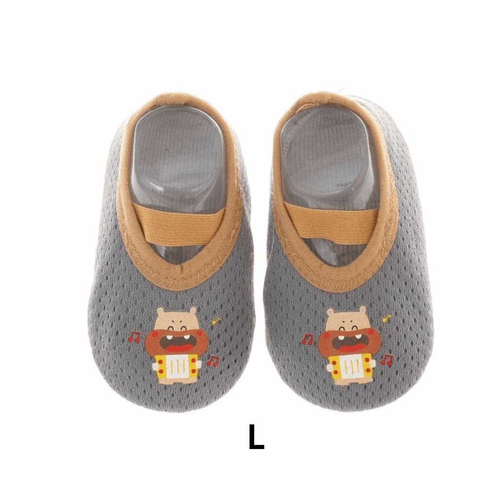 Soft Sole Baby Shoes Anti-slip Barefoot Shoes Cartoon First Walk Shoes Casual Toddler