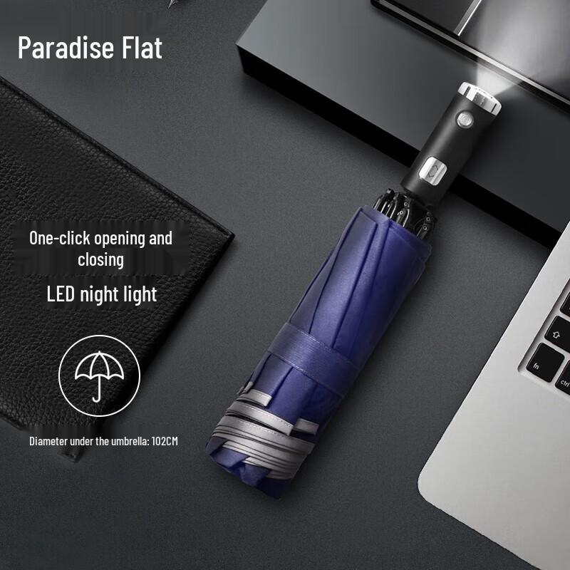 Heaven Full Steel Automatic Folding Business Umbrella