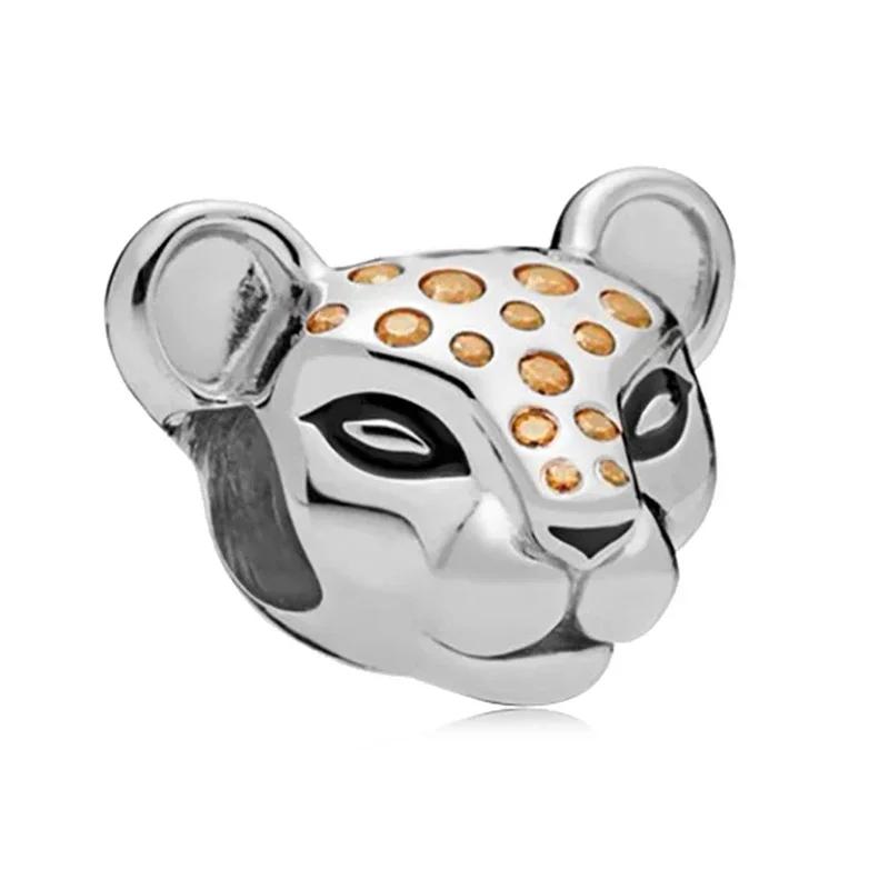 Fashion Cartoon Animal Cat Dog Bear Pig Duck Bead Charm Fits Charm Bracelets & Necklace Diy Jewelry for Women