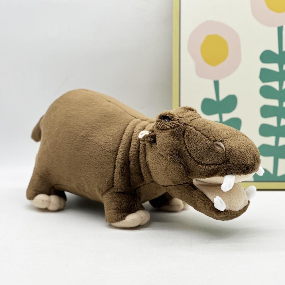 Sitting Posture Moo Deng Plush Toys The Bouncy Pig Pygmy Hippopotamus Pillow  Christmas Gift