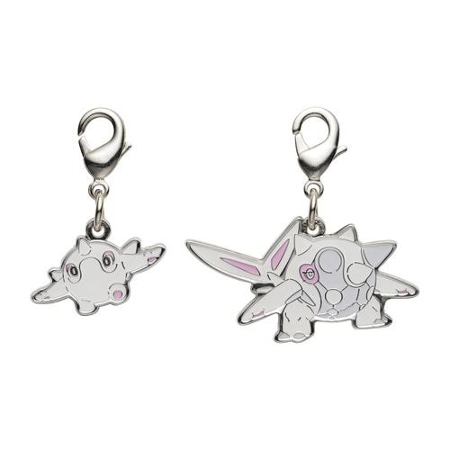 

[Pokemon] Pokemon Center National Pokedex Metal Charm #974 Cetoddle & #975 Cetitan