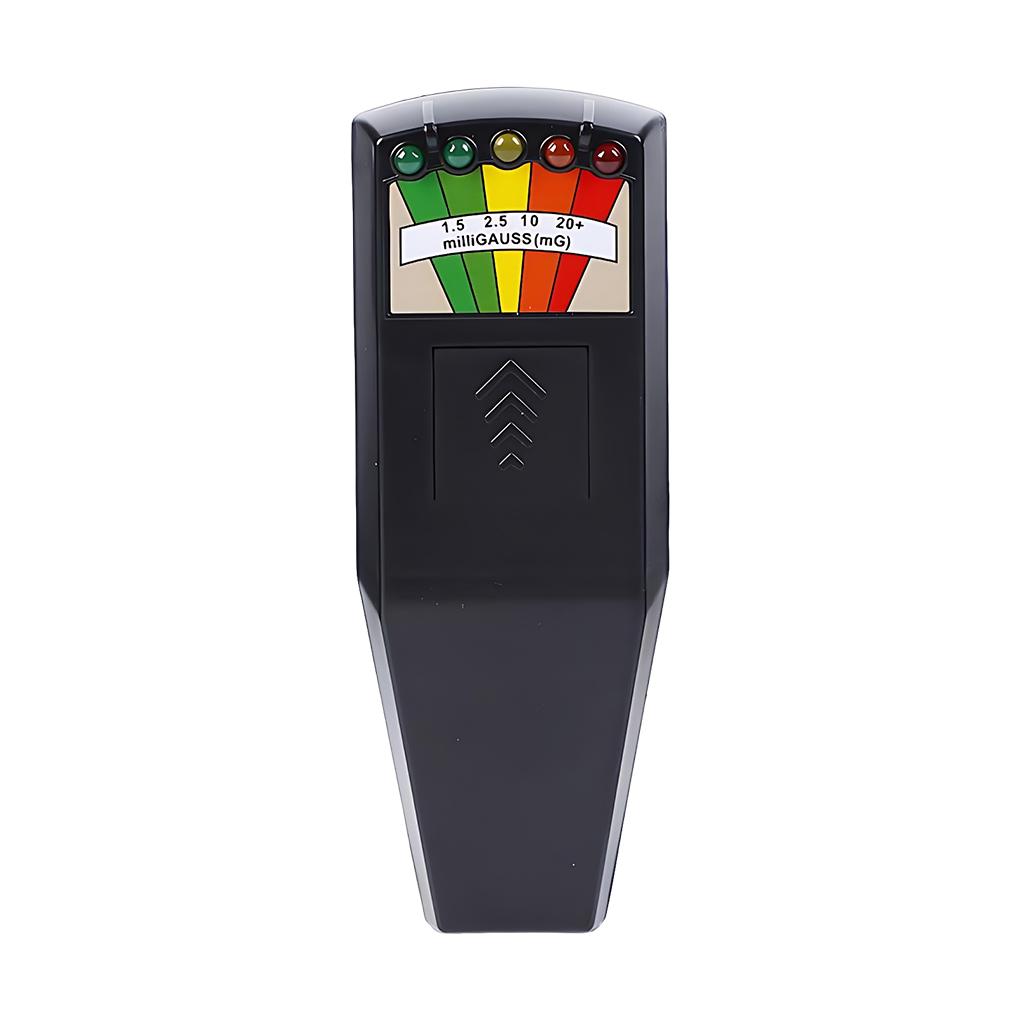 Reliable LED EMF Meter Essential Tool For EMF Detection High Performance 5 LED Gauss EMF Meter white