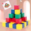 Wooden Material Cube Block Toy Portable Brain Development Toy Educational Toy  Educational Use