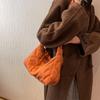 Stylish Urban Minimalist Canvas Shoulder Bag For Women Fall Winter 2023 Trendy Quilted Box Bag