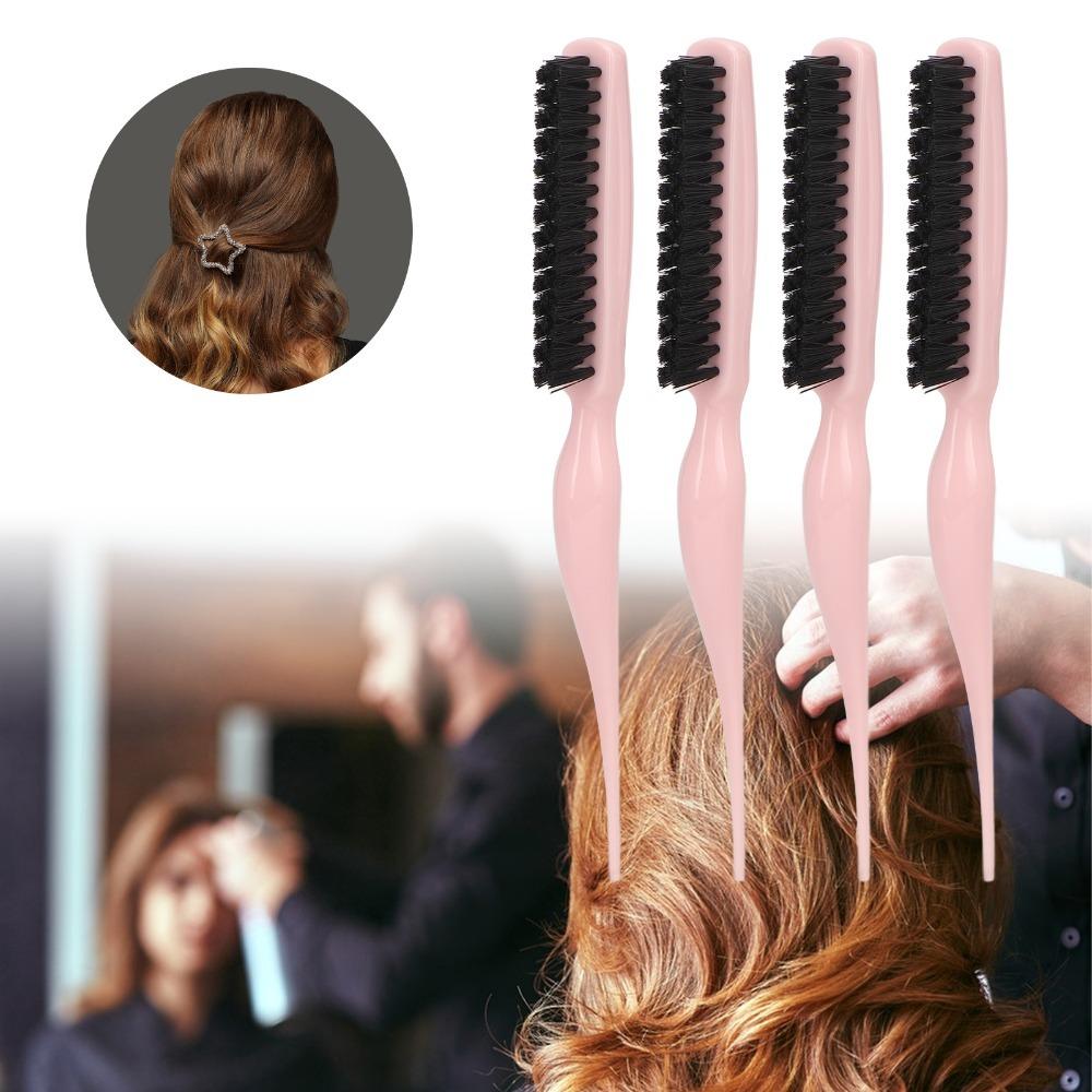 10pcs Lightweight Back Combing Brush Ergonomic Boost Hair Volume Brush For Women