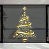 Christmas Decoration Stickers Shopping Mall Glass Window Decoration Stickers Christmas Tree Electrostatic Sticker Happy New Year