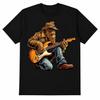 Bigfoot Playing Electric Guitar Rock On Sasquatch T-Shirt, Unisex