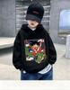 Dragon Ball Z Herbst Winter Jungen Kapuzenpullover Cartoon Drachenfigur Druck Kinder Pullover Hoodie Lässiges Langarm Oberteil