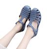 2026 Women's Hollow Soft Crystal Jelly Sandals - Flat, Low Heel, Beach & Rain Shoes