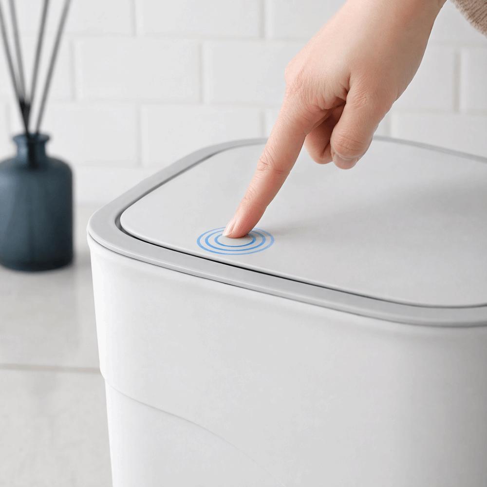 Odor-Free Waterproof Garbage Bin Slim Narrow Gap Living Room Dustbin  Home Use