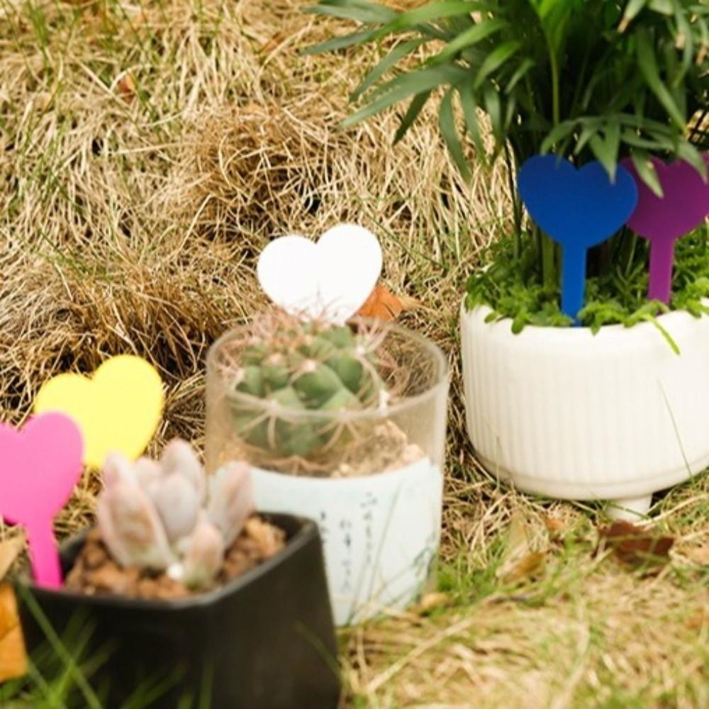 100PCS Reusable Plant Growth Label Waterproof Nursery Markers  DIY Garden Decoration