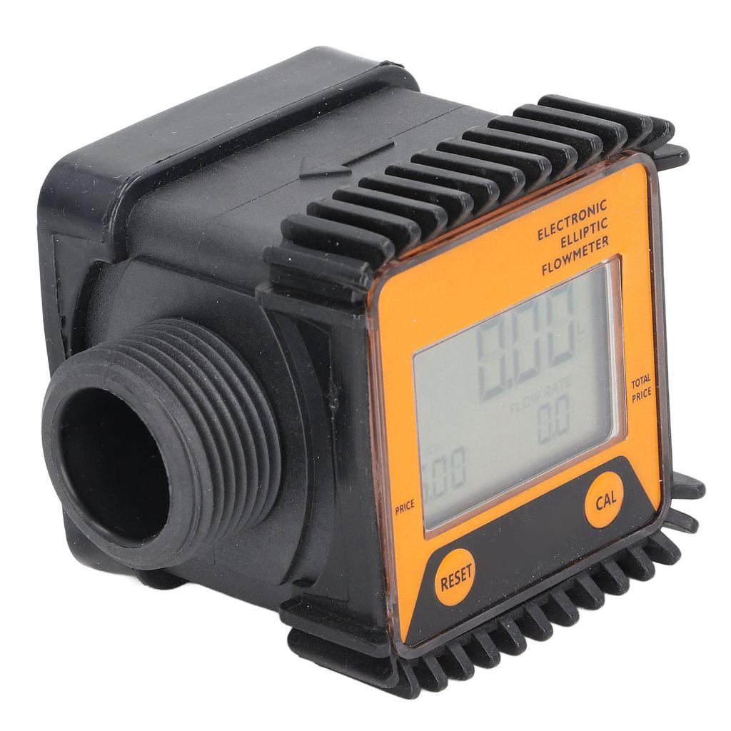 Digital Diesel Fuel Flow Meter Professional Gear Urea Controller for Chemicals Water 1in K28 Orange