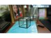 Square Transparent Glass Jewelry Box - Ring, Ear Stud, Earring, and Necklace Organizer