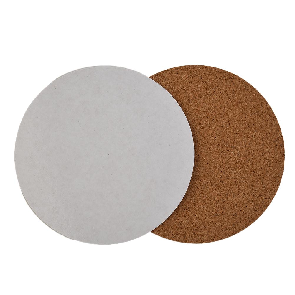 10 cm Korkuntersetzer, 60 Stück, Korkrückseite, Korkmatten