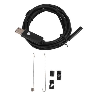Caméra Endoscope avec 6 Lumières LED Réglables Câble Semi-Rigide Rotatif à 360 degrés Résistant à l'Eau IP67