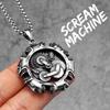 Steampunk Mechanical Gear Gothic Skull Stainless Steel Men Women Necklaces Pendants Chain Punk Jewelry Creativity Gift Wholesale