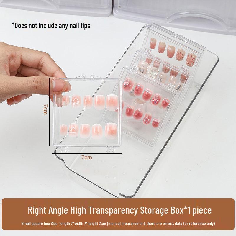 

5-Piece Wearable Manicure Set: Exquisite Nail Storage Box for Newcomers