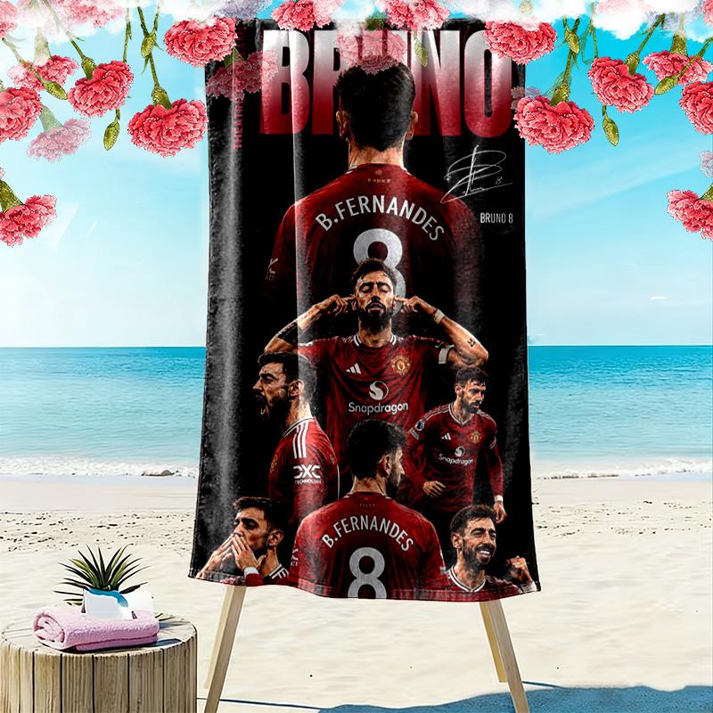 Fernandes Print Beach Towel, Large Soft Quick Dry Towel for Beach Camping Swimming