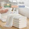 10Pcs Dishwashing Cloth Kitchen Rainbow Cloth Absorbent But Not Shedding Hair Table Cleaning Towel Household Thick Scouring Pad