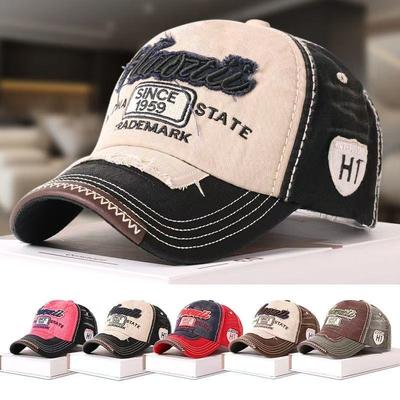 New Unisex Washed Cotton Cap 1959 Letter Embroidery Vintage Baseball Cap Men Women Adjustable Casual Outdoor Sports Hat