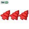 1-10PCS Holiday Christmas Plastic Snack Plates Candy Fruit Divided Trays Tree Shape INS Style Home Table Party Decor Supplies