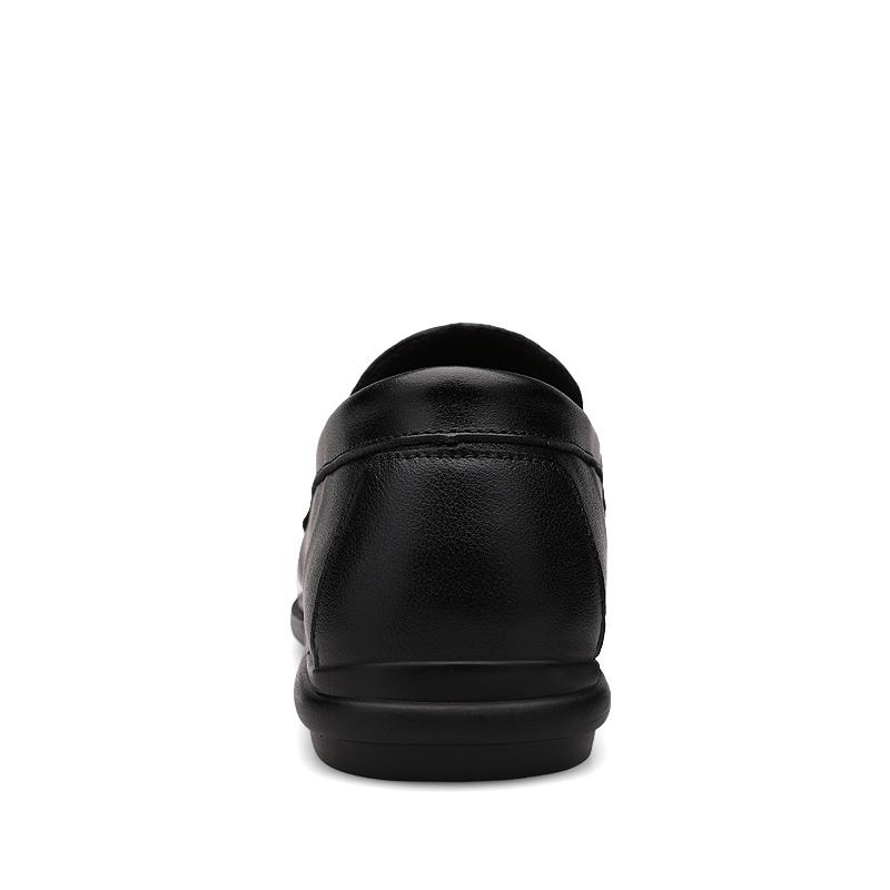 2025 Dress Shoes Men Casual Shoes Summer Genuine Leather Loafers Men Moccasins Slip On Men's Flats Breathable Driving Shoes
