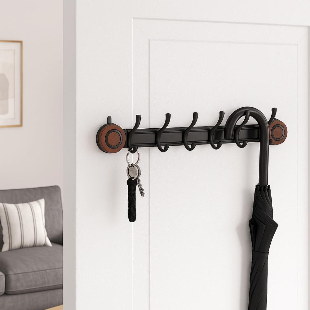 Punch-free Suction Cup Door Rear Hooks Wall Mounted Kitchen Storage Hook Bathroom