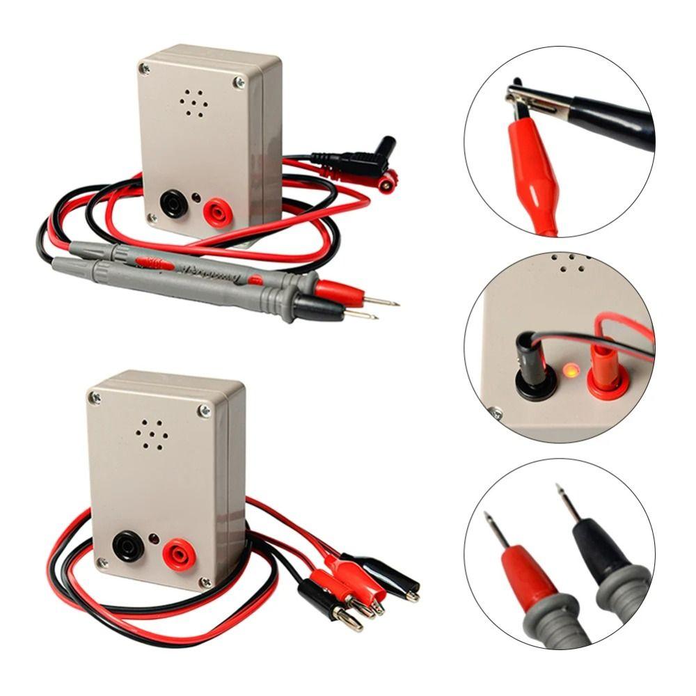 9V Buzzer Tester Buzzer Alarm with Test Pen Continuity Test Buzzer with Indicator Light Professional Circuit Breaker Finders