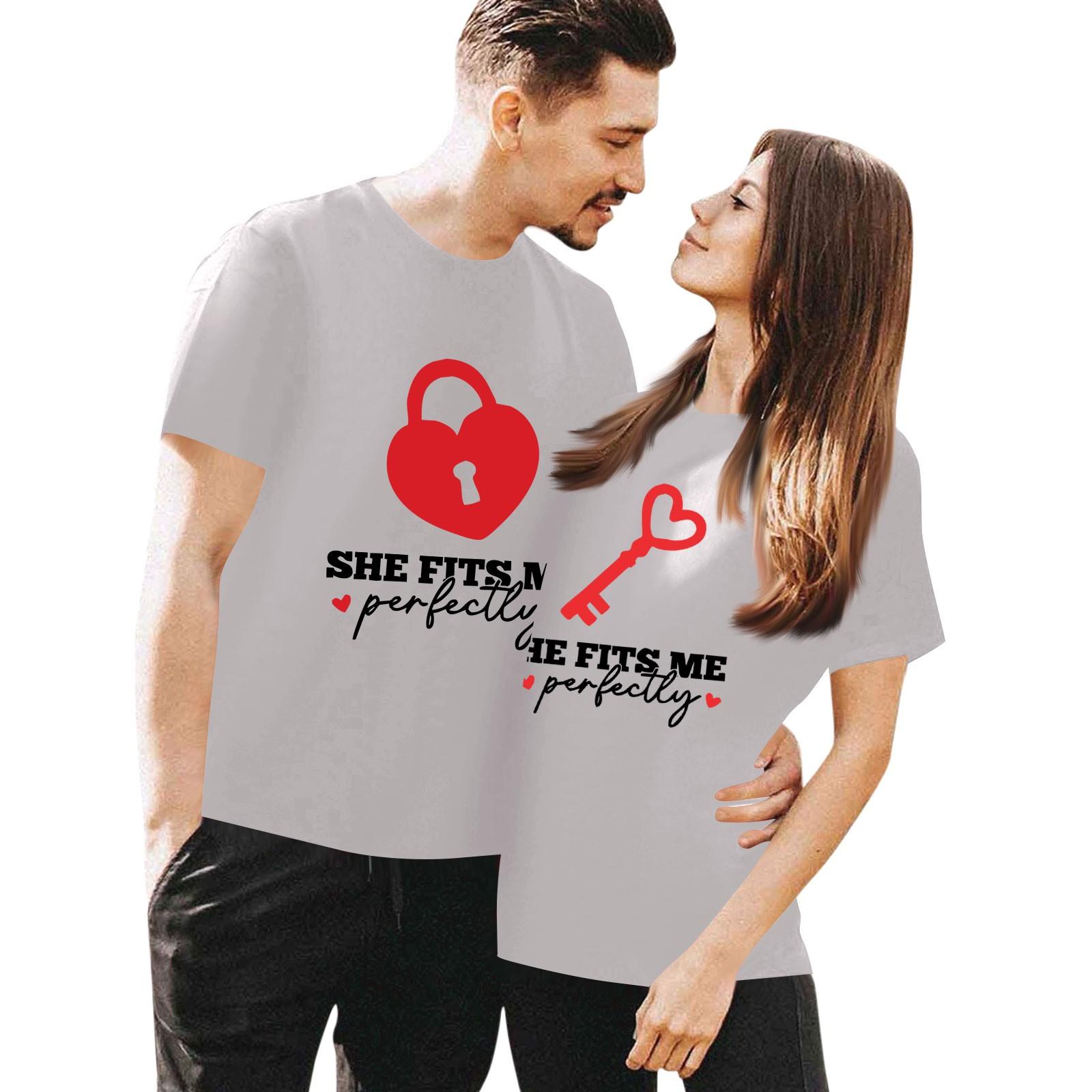 

Мужская повседневная футболка с круглым вырезом и коротким рукавом с принтом ко Дню святого Валентина XXL