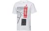 ERX T Shirts Men's White Crew Neck Moderate Straight Fit 10018255-A01