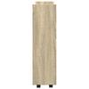 Schmaler 3-stöckiger Aufbewahrungswagen, Eckschrank-Aufbewahrungsregal, mobiler schmaler Aufbewahrungsschrank für Badezimmer, 60 x 22 x 80 cm