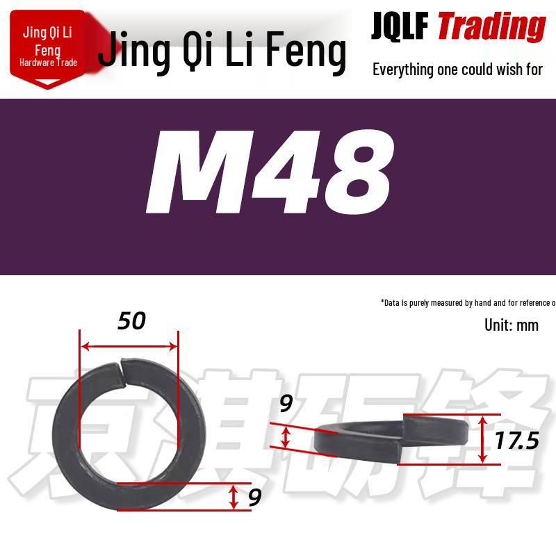 High-Strength Blackened Spring Washer M3-M64 GB93