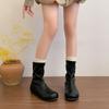 Simple soft leather low tube new soft surface flat bottom fashion women's fashion boots European and American style versatile spring and autumn boots