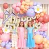Bow Cartoon Internet Celebrity Balloon Chain Scene Decoration Party Balloon Decoration Birthday Ritual Background Wall
