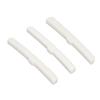 3Pcs 6 String Guitar Nut Flat Bottom Slotted Bone Guitar Nut Replacement for Tele
