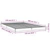 Solid Wood Bed 120 x 200 cm Pine