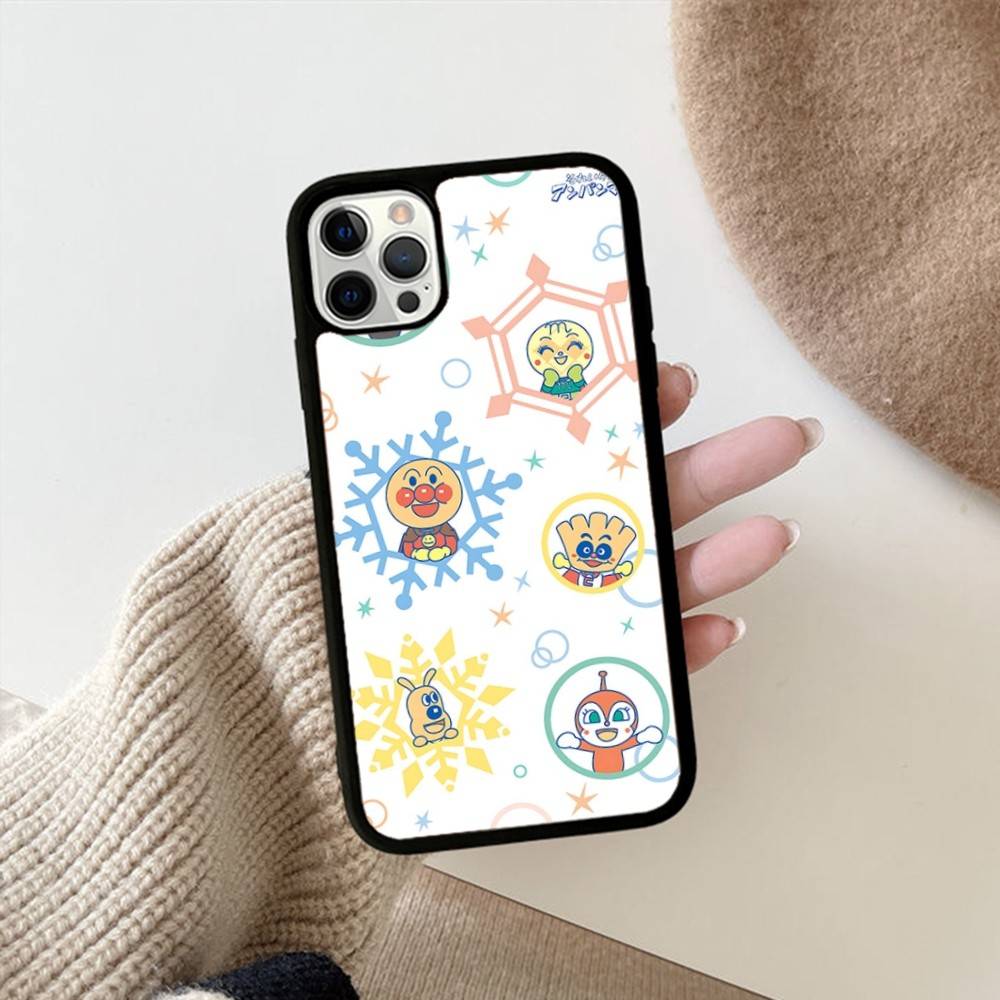 Cartoon Cute Fashion A-anpanmanes PC+TPU Protective Phone Case For IPhone 17 16 Pro Max 15 Plus 14 13 12 11 Cover