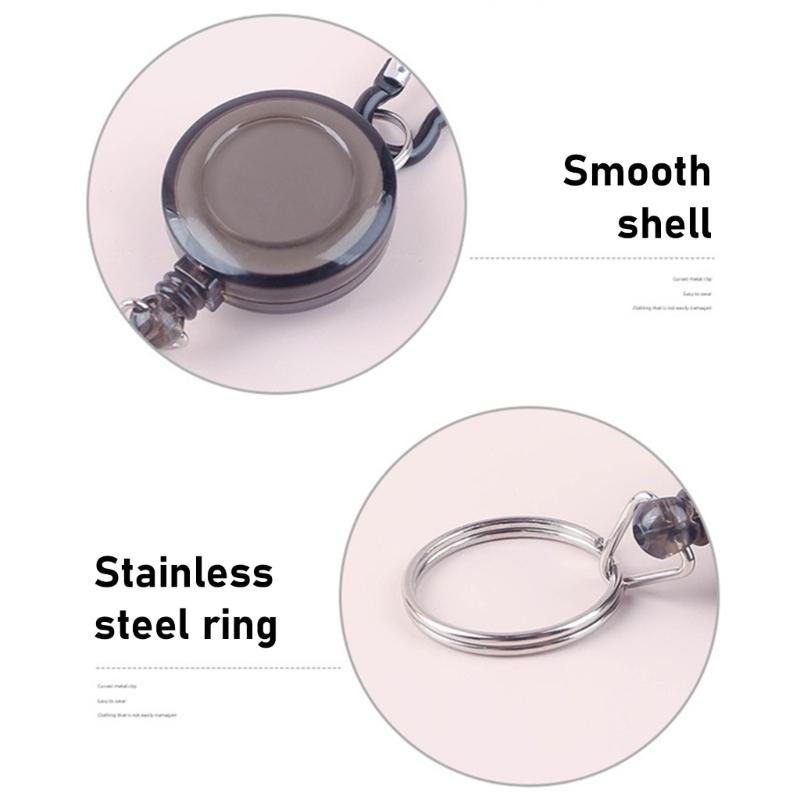 Zatahovací Držák na Klíčenku Odznaky Antikraděžní Klíčenka Držák na Klíče AntiLost Držák na Karty Klíčenka Snadné použití