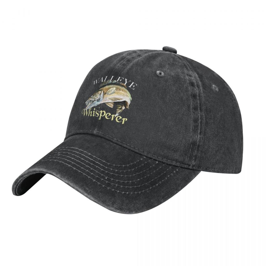 Walleye Whisperer Baseball Cap Unisex Hats Women Visor Protection Snapback Fish Go Fishing FisherUnisex Caps