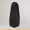 Heat-Resistant Cosplay Wig, Second Castle, Black, Long Straight Hair, Cosplay Prop, Halloween Costume Wig + Bonus Wig Net