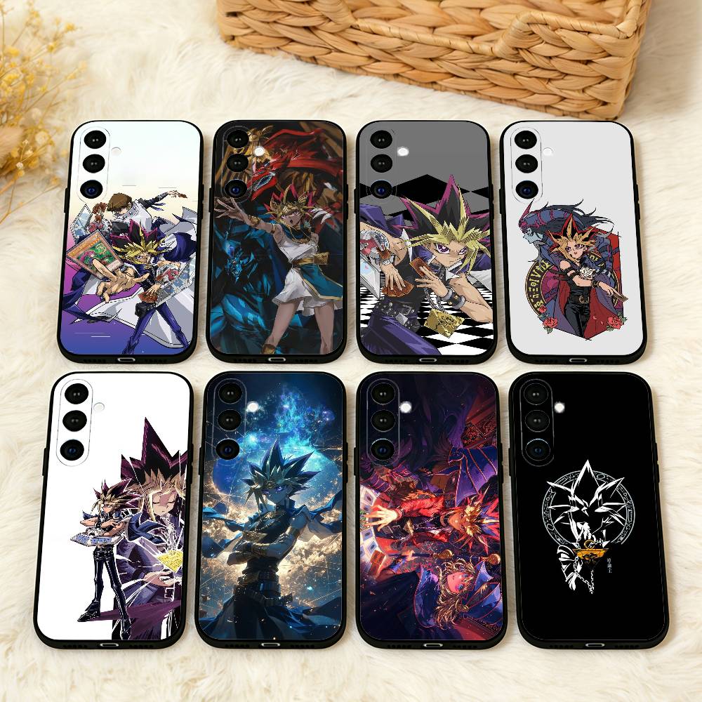 Yu-Gi-Oh Anime Phone Case For Samsung A73,72,71,53,52,51,22,91,80, Soft Black Cover
